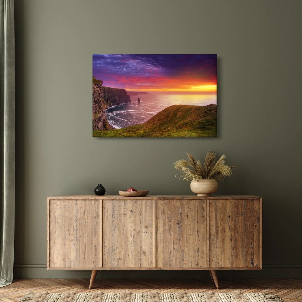 Tablou - Stâncile din Moher (90x60 cm)