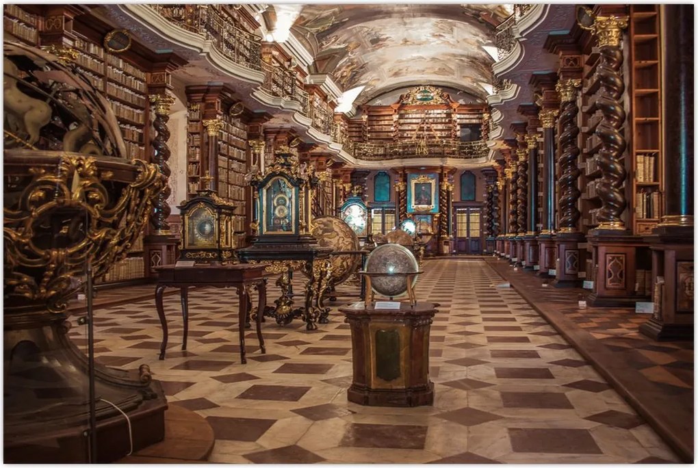 Tablou -Clementinum de Praga (90x60 cm)