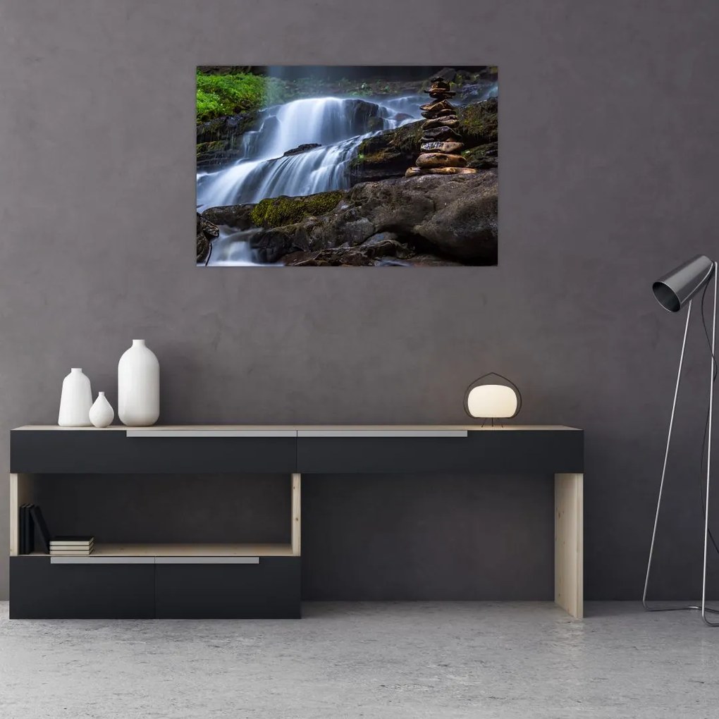 Tablou - Cascadă (90x60 cm)