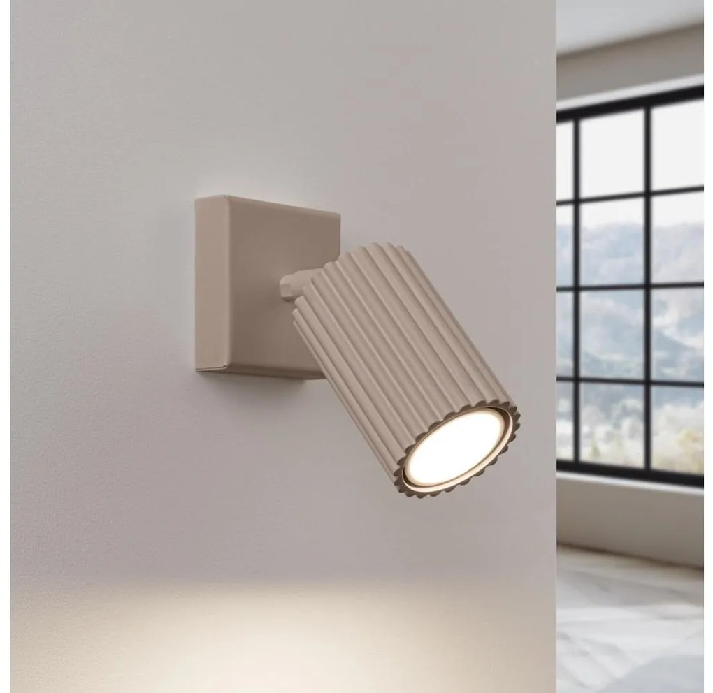 Spot de perete Brilagi CRESTO 1xGU10/10W/230V taupe