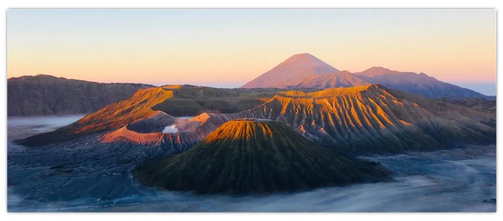 Tablou cu muntele Bromo în Indonesia (120x50 cm)