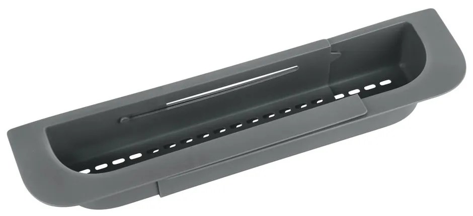 Scurgător telescopic pentru chiuvetă gri din plastic 49,5x8,5 cm Fino – Wenko