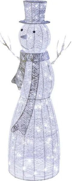 Decorațiune LED de Crăciun de exterior Retlux LED/3,6W/230V/alb rece 124 cm IP44 om de zăpadă