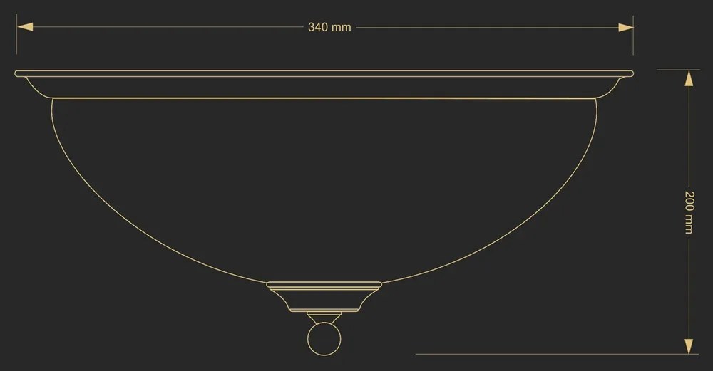 Plafoniera design clasic realizata manual N
