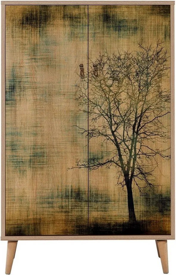 Dulap Mega Sonoma Oak Trees I