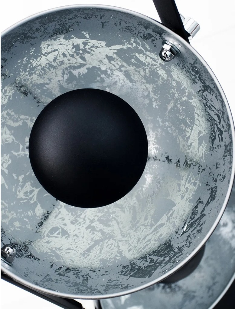 Lampa de podea design retro Studio negru/ argintiu A-37470 VC