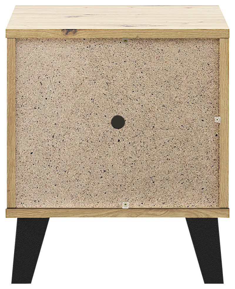 Noptieră BOGAN 1S, stejar artisan