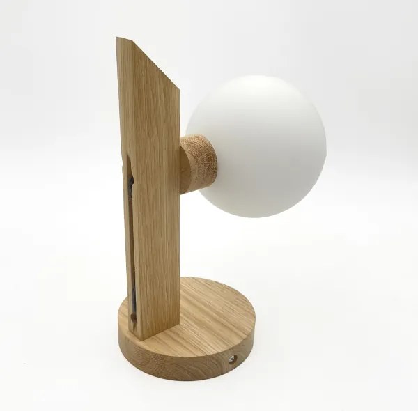 Aplica de perete ANTONIO 1xG9/5W/230V stejar/alb