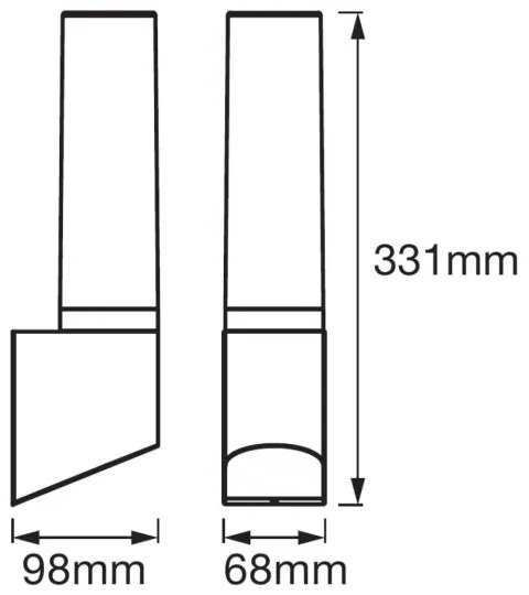 Ledvance - Aplică de perete pentru exterior FLARE LED/7W/230V IP44