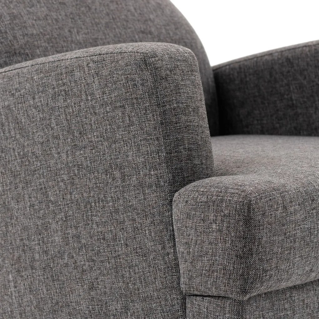 Fotoliu Kana Bergere Dark Grey