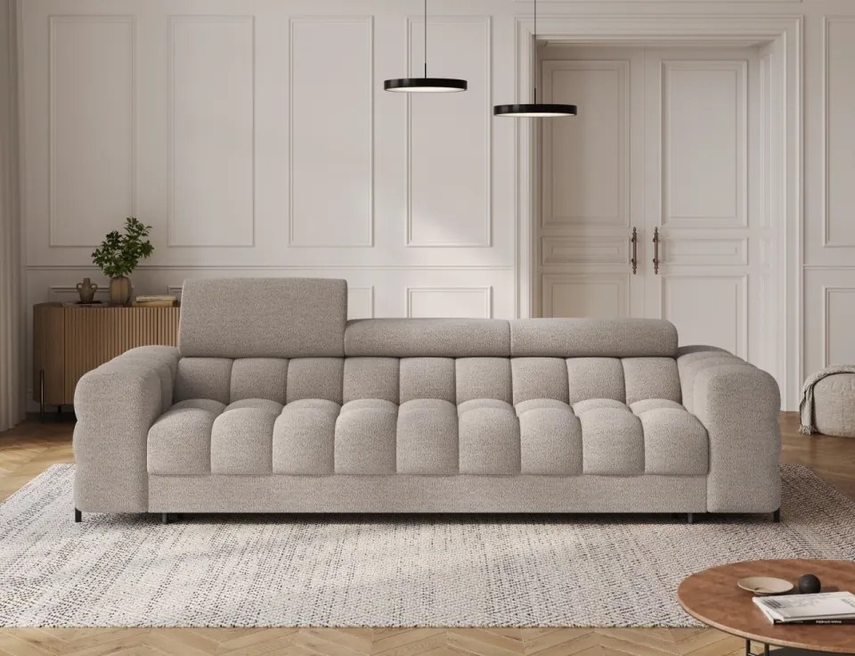 Canapea extensibila, 260x96 cm, Festello, Eltap (Culoare: Gri / Royal 04)
