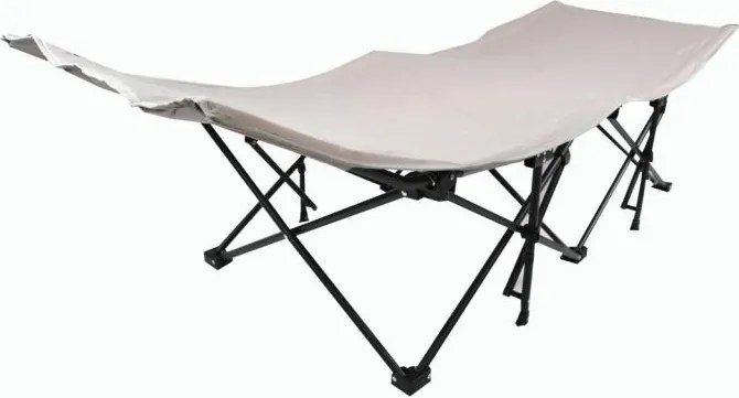 Șezlong pliabil, bej, geantă de transport