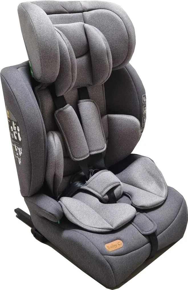 Scaun Auto cu Isofix Baby Care™ Safety Plus, Omologare R-129 i-Size, 9-36 kg, Tetiera reglabila, Sistem de prindere in centura de siguranta, Husa