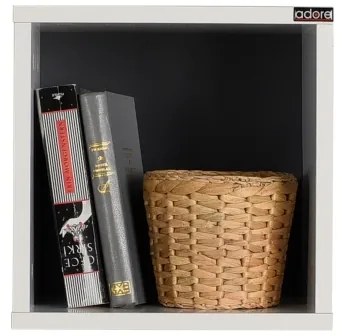 Raft de perete 33x33 cm alb