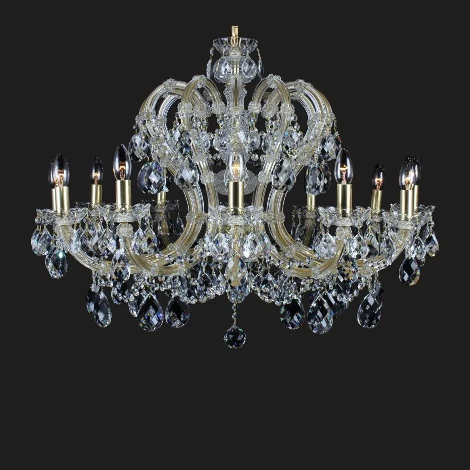 Lustra 12 brate Maria Theresa cristal Bohemia