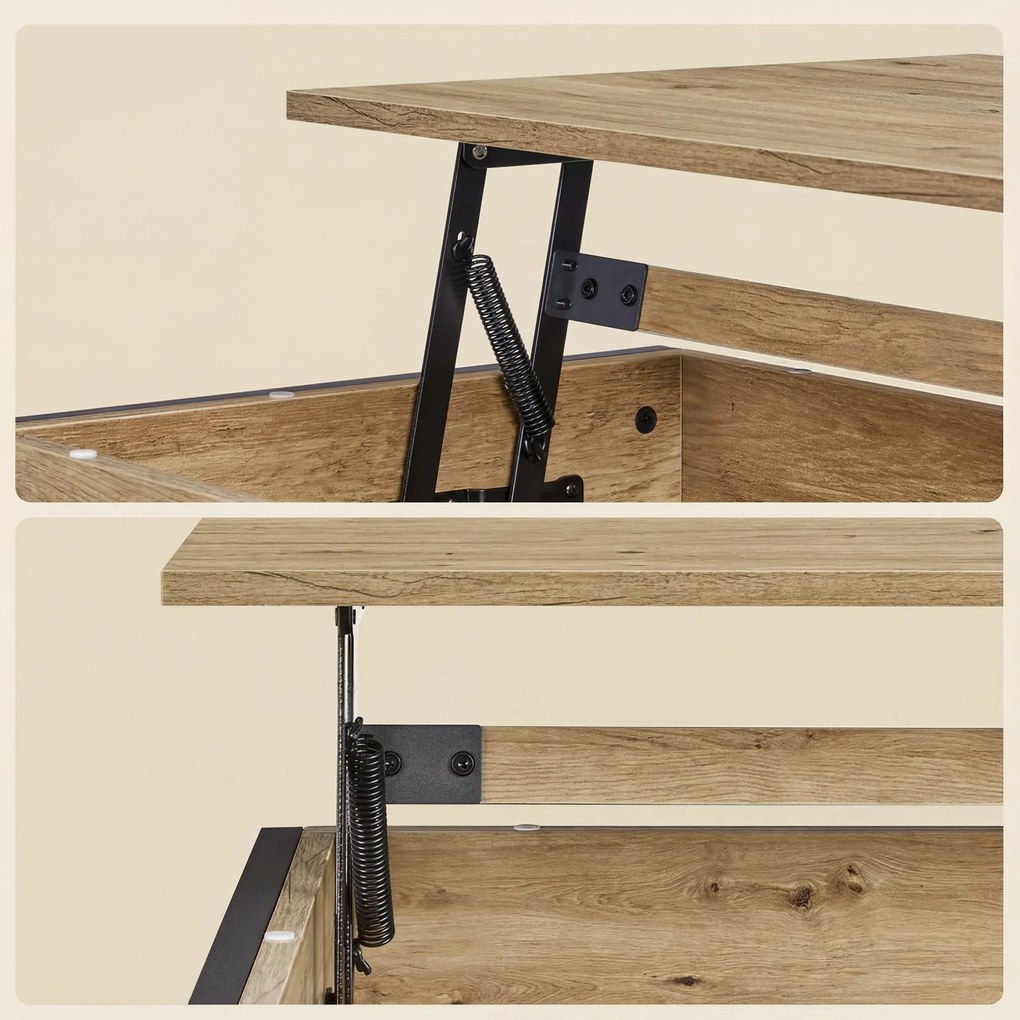 Masuta de cafea TAYLOR ARTISAN cu blat extensibil 100x50 cm