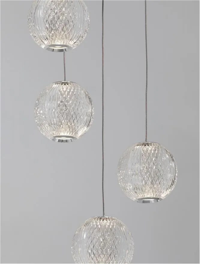 Lustra LED suspendata design decorativ BRILLANTE