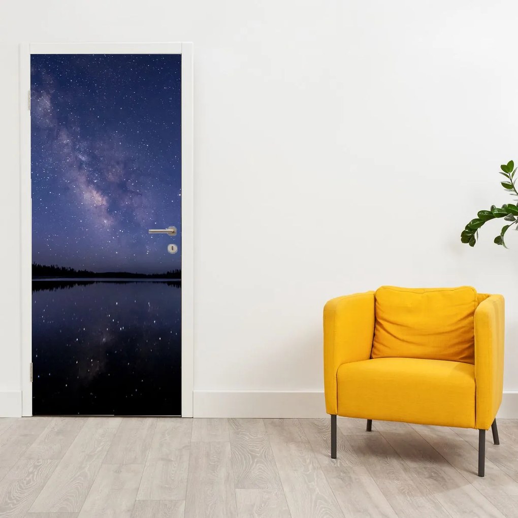 Fototapet pentru ușă - Cerul noaptea (95x205cm)