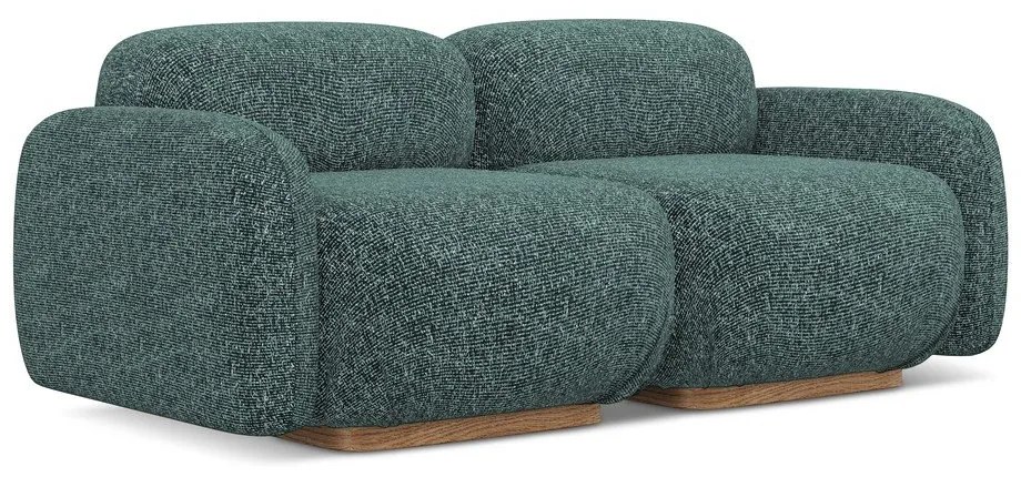 Canapea modulară turcoaz 190 cm Ailani – Makamii