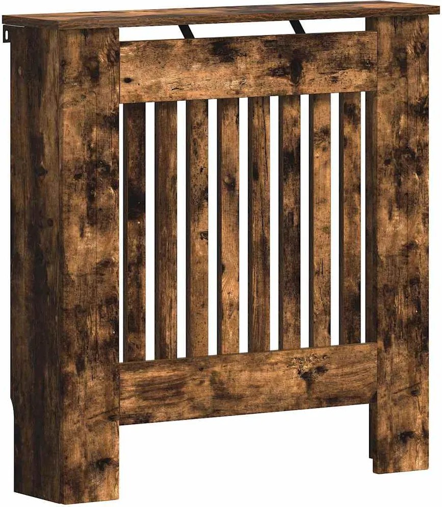 vidaXL Capac pentru radiator Stejar fumuriu 78 x 19 x 81,5 cm