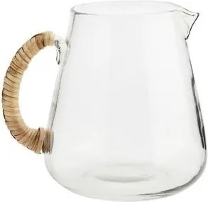 Carafă din sticlă cu mâner din bambus, D15×H17 cm, 2 L, „Bamboo Jug"