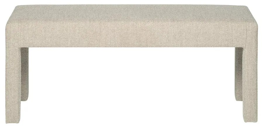 Bancă bej cu tapițerie din stofă bouclé Sitta – Blomus