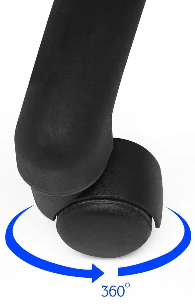 Scaun gamer Basic cu spatar color, Albastru