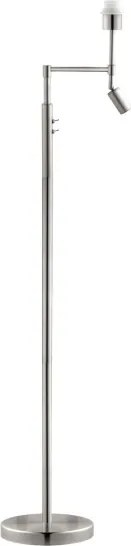 BRILAGI - Lampă de podea LED CERIA 1xE27/60W/230V + LED/2,1W crom mat/verde