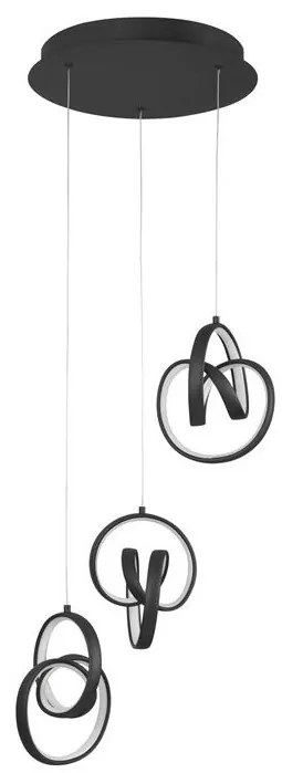 Lustra LED suspendata design modern 3 RINGS NVL-9104331