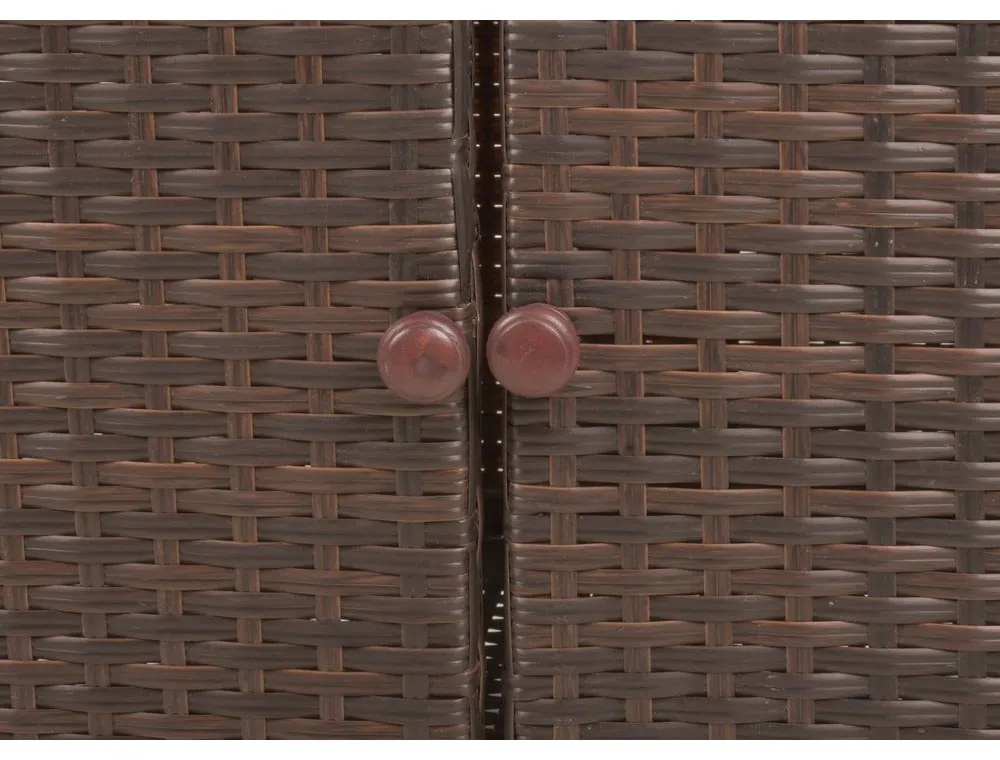 Masă auxiliară de grădină din ratan artificial 90x50 cm Padua – Garden Pleasure