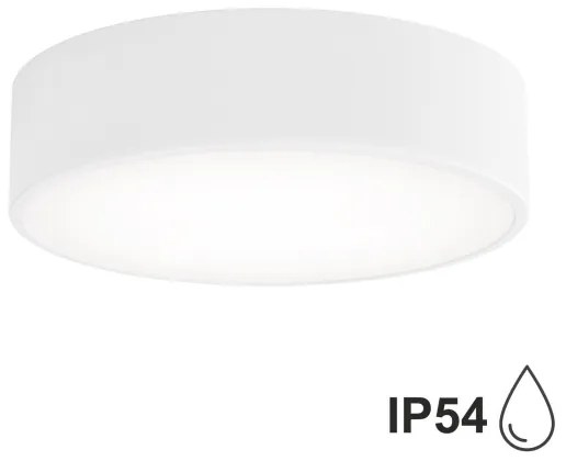 Plafonieră pentru baie CLARE 2xE27/24W/230V d. 30 cm alb IP54 Brilagi