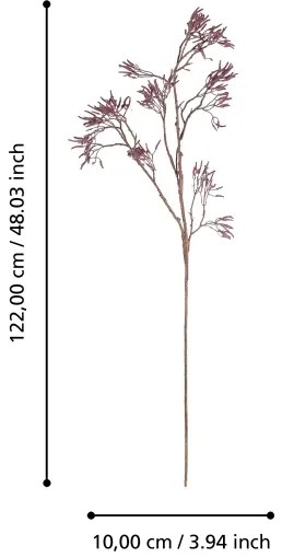 Floare artificială Eglo 428368 ETAYA 122 cm mov