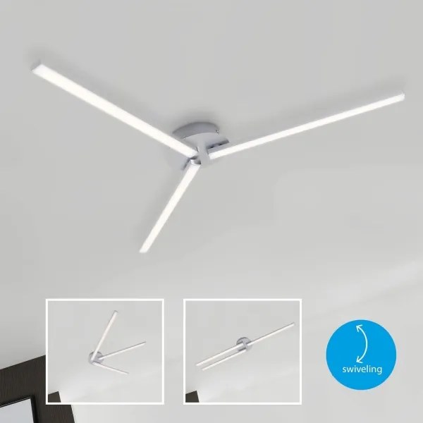 Lustră LED aplicată GO 3xLED/5W/230V Briloner 3181-039