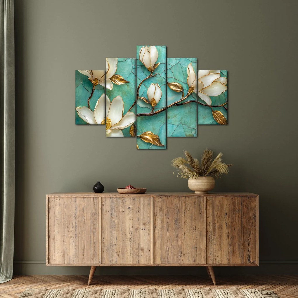 Tablou - Magnolii 3D (150x105 cm)