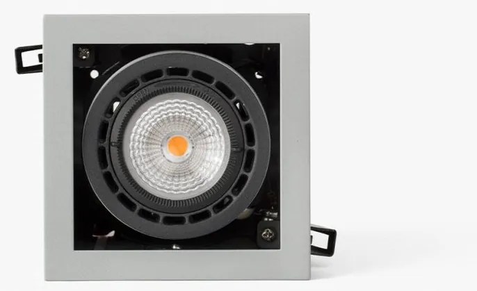 Spot LED incastrabil NANO COLIN-1 Grey recessed with frame 7-13W 2700K 20°