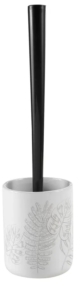 Perie de WC albă din ceramică Amber – douceur d'intérieur