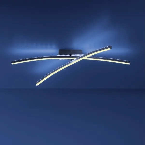 Lustră LED RGB dimabilă ALINA 2xLED/8,1W/230V Leuchten Direkt 11255-55 + telecomandă