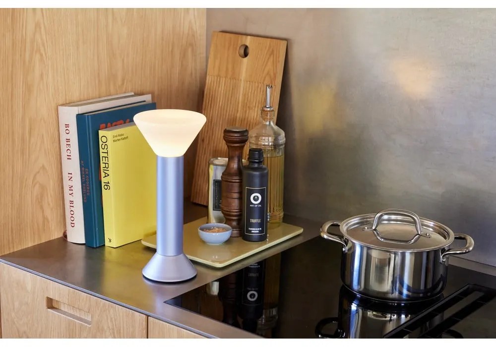 Veioză mov cu intensitate reglabilă (înălțime 30 cm) Flash – Hübsch