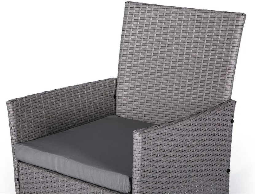 Set mobilier de grădină Le Bonom Fila, gri deschis