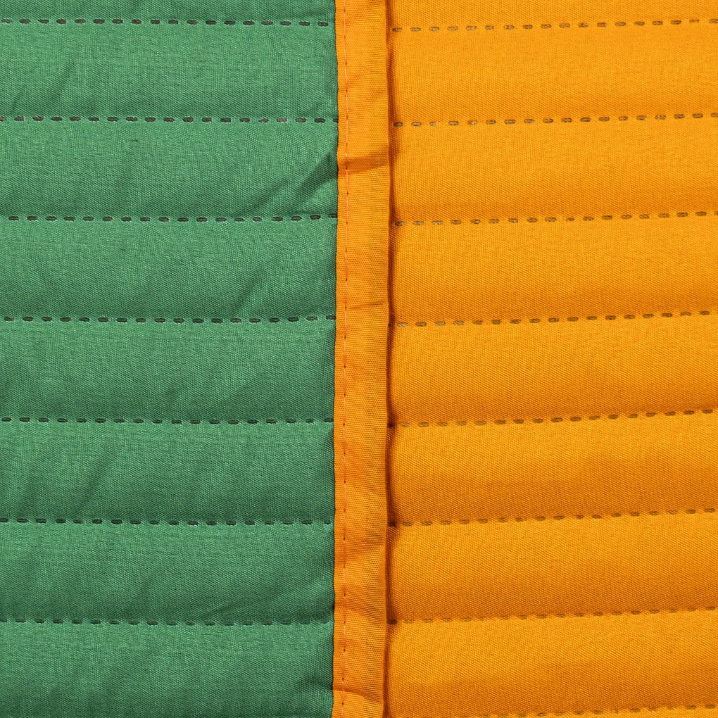 Cuvertură 4Home Doubleface portocaliu/verde, 220 x 240 cm, 2 buc. 40 x 40 cm
