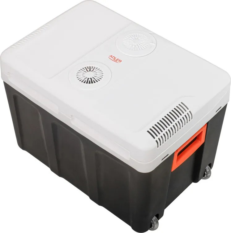 Lada frigorifica Adler AD 8090, 40 l, 58 W, 12/220/240V, Clasa climatica N, Izolatie C5H10, Gri