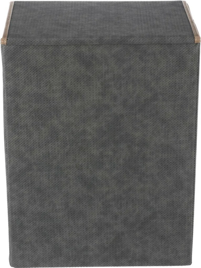 Autronic Cutie de depozitare din material textilcu capac 38 × 28 × 50 cm, gri