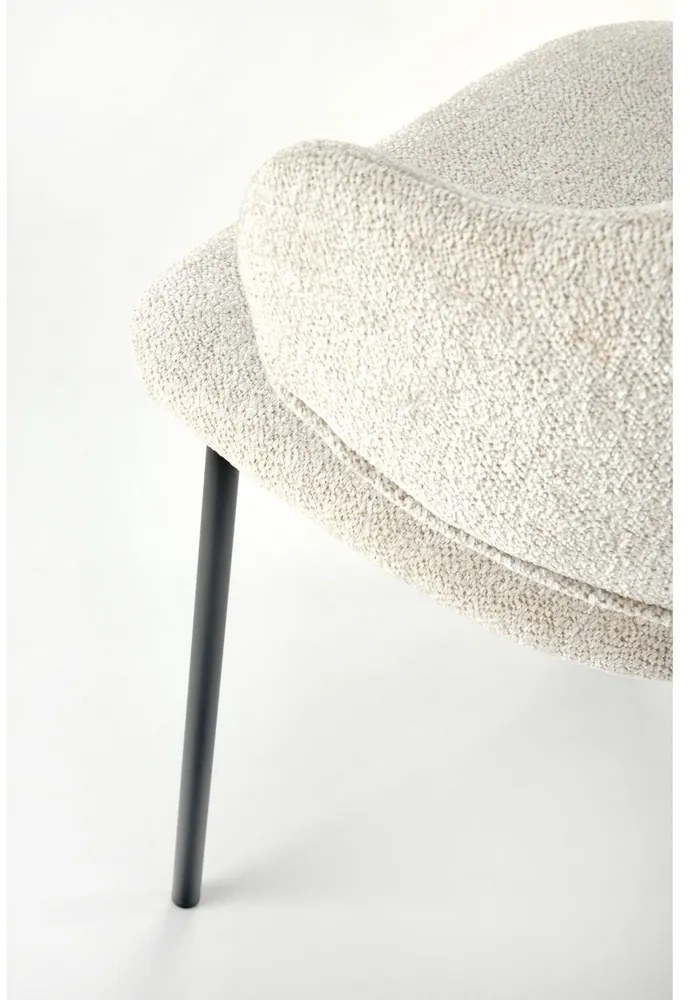 Scaun de bucaterie Lutero, crem