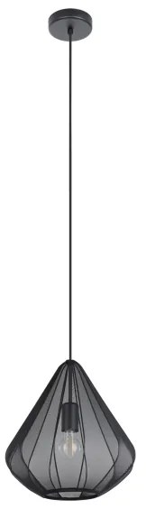 Lustră pe cablu Eglo 43994 1xE27/40W/230V d. 33,5 cm negru