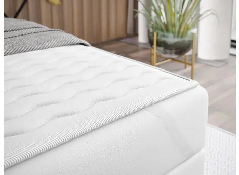 Pat matrimonial 160 cm Hebara 2 (Verde închis) (cu somieră și saltea) (cu sp. depozitare) (cu iluminat LED). Promo -17%. 1104245