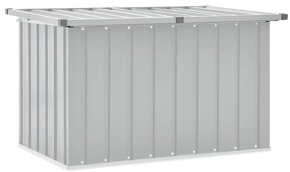 vidaXL Ladă de depozitare pentru grădină, gri, 109x67x65 cm