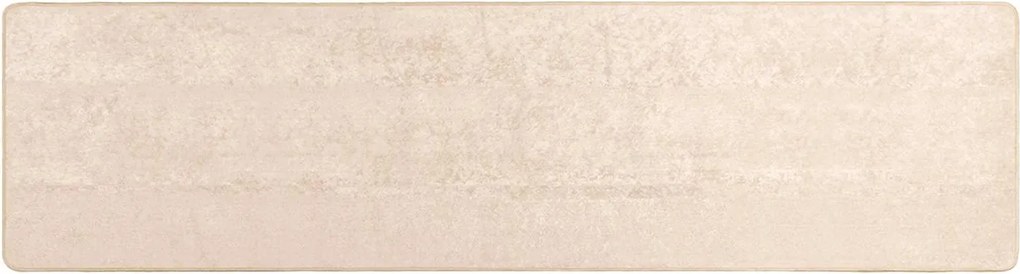 vidaXL Covor Runner MARSA Crem 350 x 80 cm Poliester și PVC