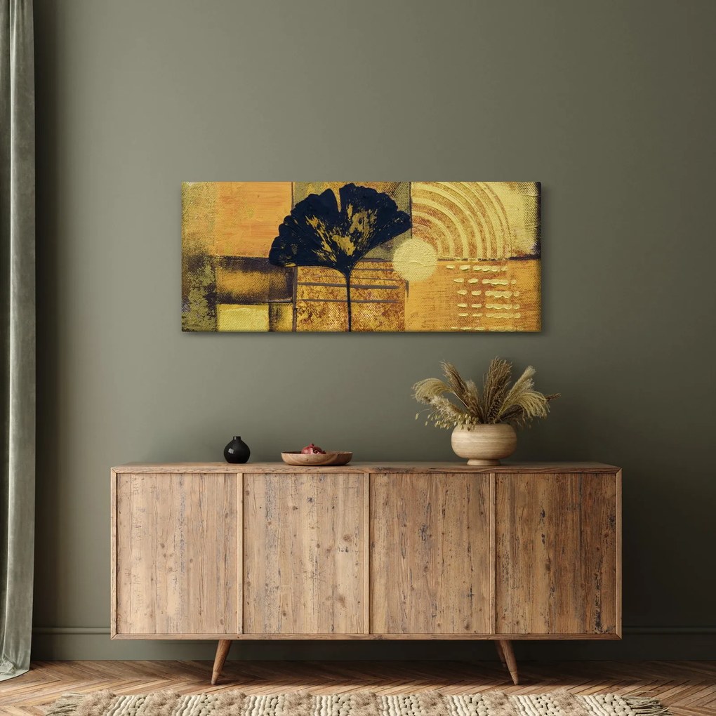 Tablou - Frunza ginkgo (120x50 cm)