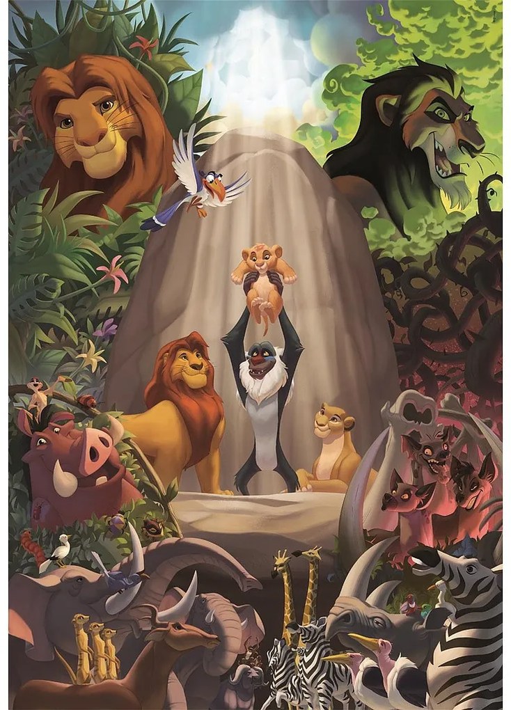 Disney Regele Leu Legacy Puzzle Compact Clementoni cu 1000 de piese