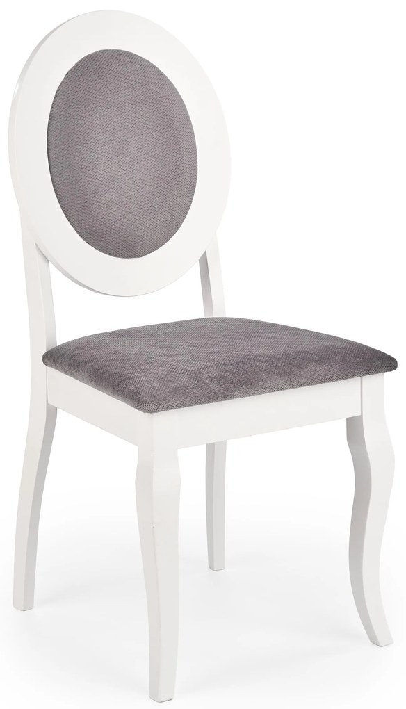 Scaun de sufragerie Bentlix (gri + alb). Promo -6%. 1008325